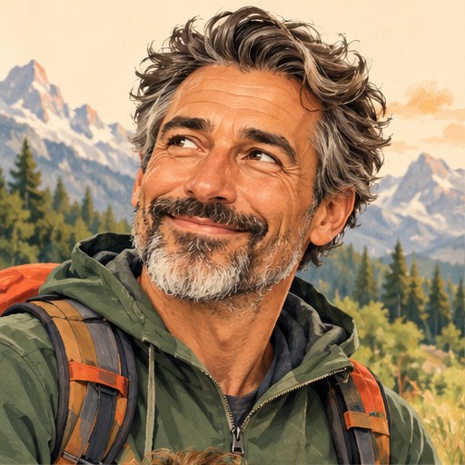 Illustrated portrait of the weekend explorer